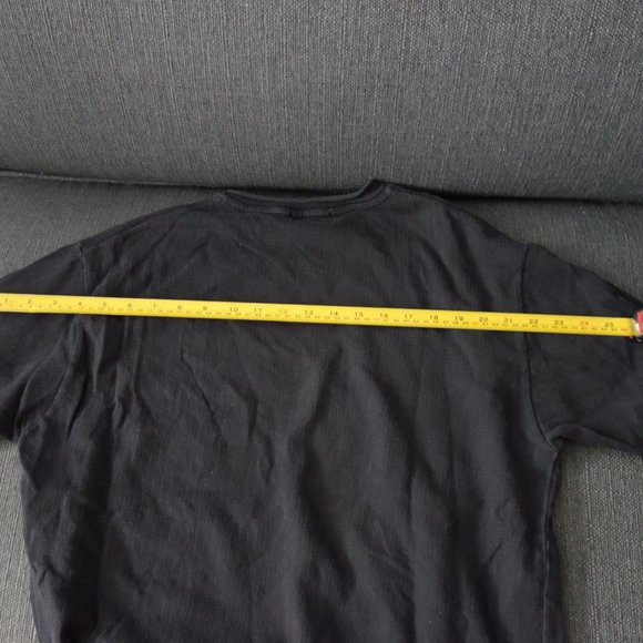 Filatures du Lion Short Sleeve Black Top - Size M - Picture 6 of 11